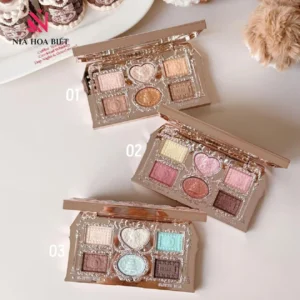 Bảng Phấn Mắt Flower Knows The Sweetie Bear Eyeshadow Palette 02 – Strawberry Milk