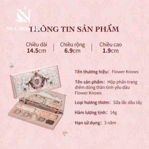 Bảng phấn mắt Strawberry Cupid Flower Knows chính hãng