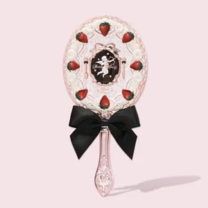 Gương Cầm Tay Cupid Hoa Biết – Strawberry Cupid Flower Knows