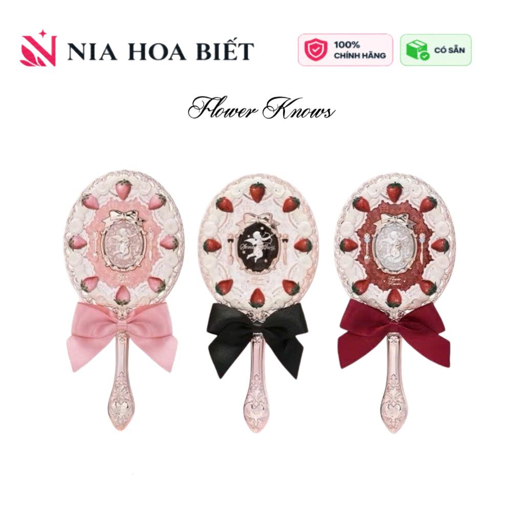 Gương Cầm Tay Cupid Hoa Biết – Strawberry Cupid Flower Knows