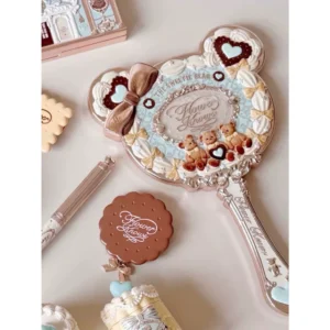 Gương Cầm Tay Gấu Hoa Biết – Flower Knows Sweetie Bear