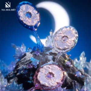 Gương Cầm Tay Moonlight Mermaid Flower Knows