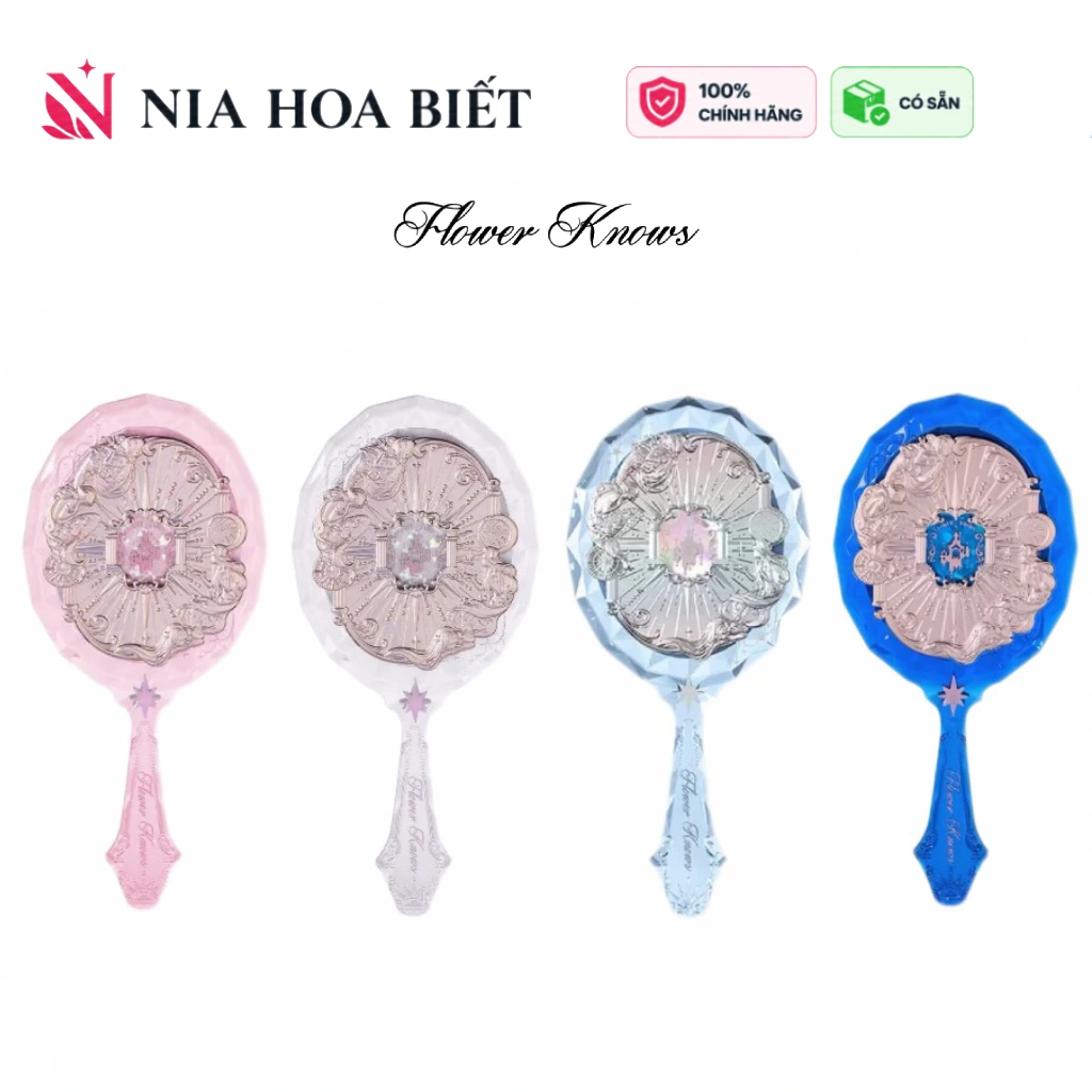 Gương Cầm Tay Moonlight Mermaid Flower Knows