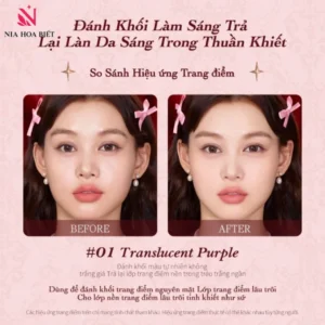Phấn Phủ Dạng Nén Strawberry Cupid Flower Knows