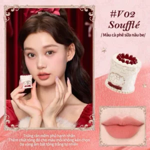 Son Kem Lì Cupid Bánh Hoa Biết – Strawberry Cupid Flower Knows 5ml