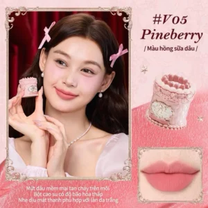 Son Kem Lì Cupid Bánh Hoa Biết – Strawberry Cupid Flower Knows 5ml