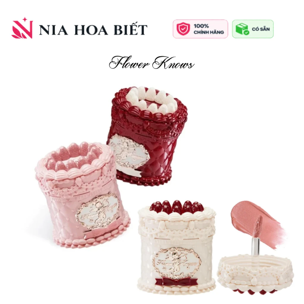 Son Kem Lì Cupid Bánh Hoa Biết – Strawberry Cupid Flower Knows 5ml